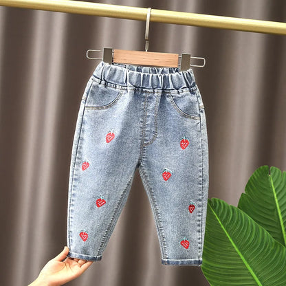 Straight-Leg Jeans for Little Ladies