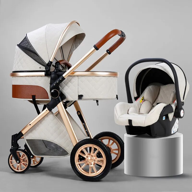 3 in 1 Luxury Baby Stroller