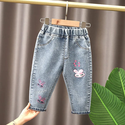 Straight-Leg Jeans for Little Ladies