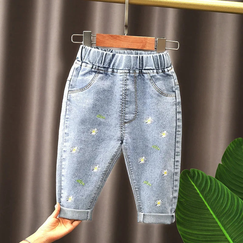 Straight-Leg Jeans for Little Ladies