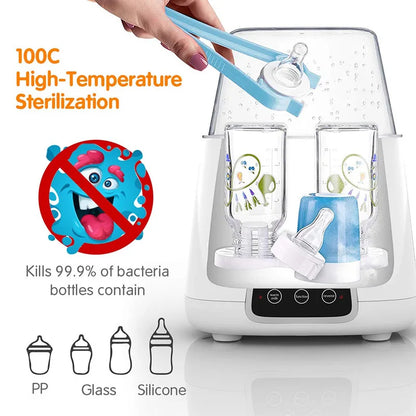 6 in 1 Multi function Baby Bottle Sterilizer & Milk Warmer