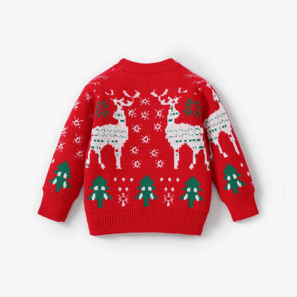 Childlike Letter Christmas Sweater