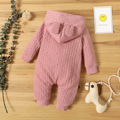 Hooded Baby Romper