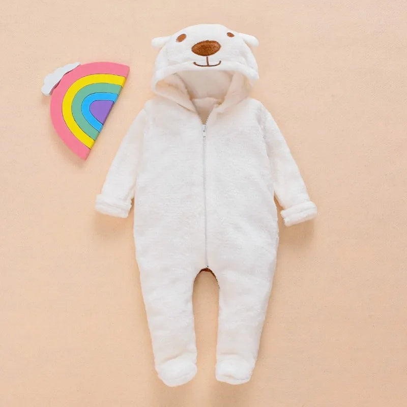 Adorable Soft Bear Romper