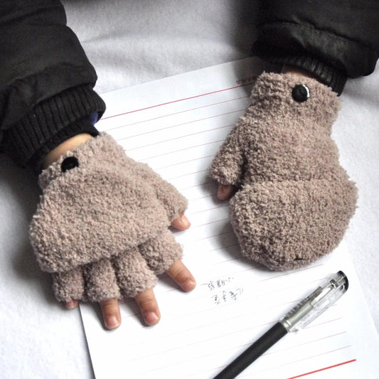 Plush Thickened Warm Toddler Gloves