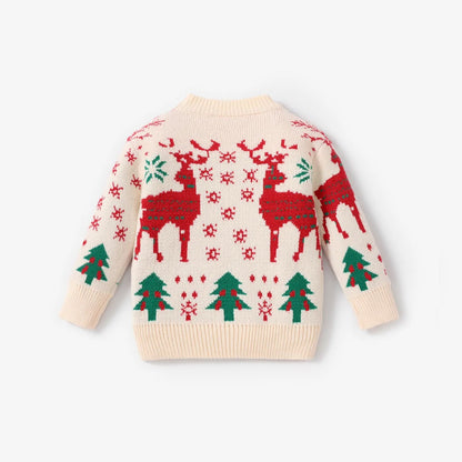 Childlike Letter Christmas Sweater