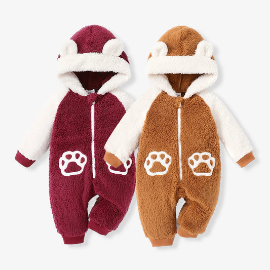 Cozy Bear Paw Jumpsuit