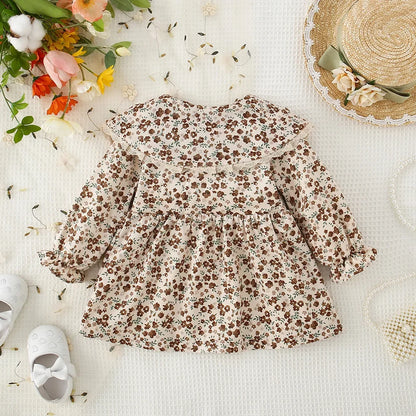 Adorable Forest-Inspired Floral Dress for Girls