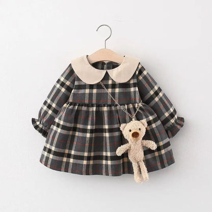 2PCS Baby Girl Corduroy Dress