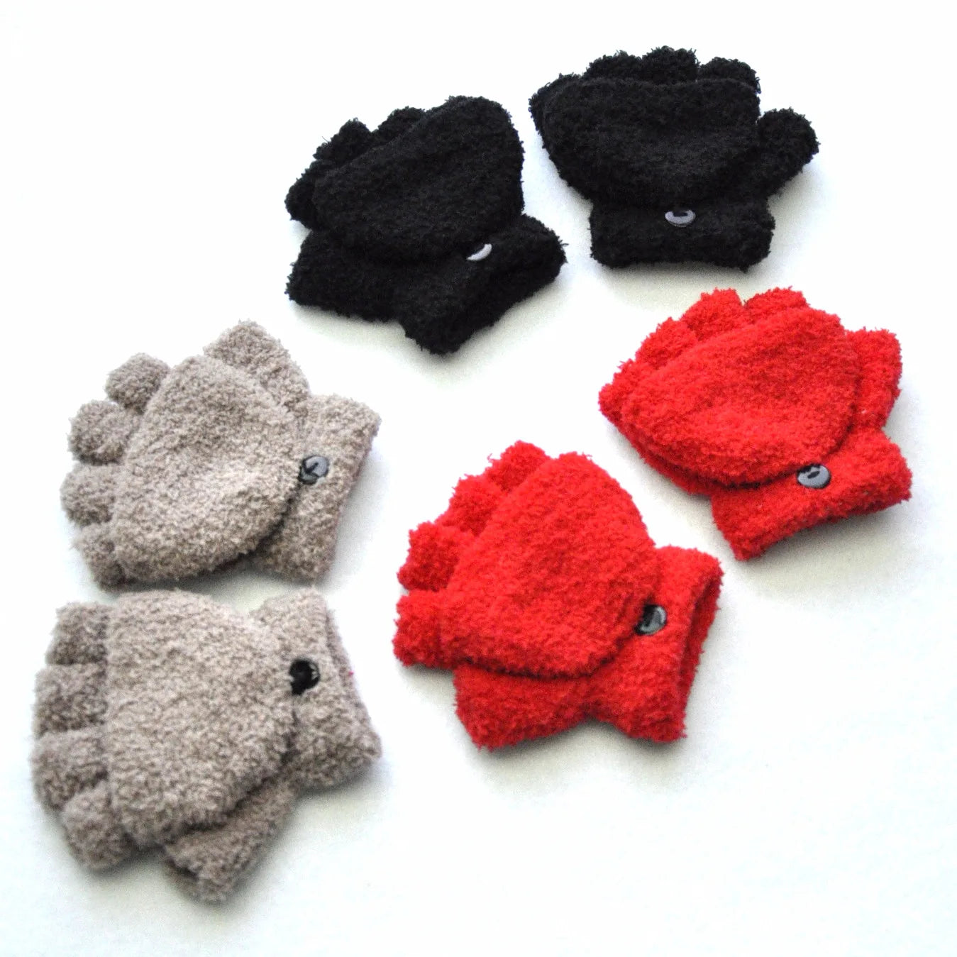 Plush Thickened Warm Toddler Gloves