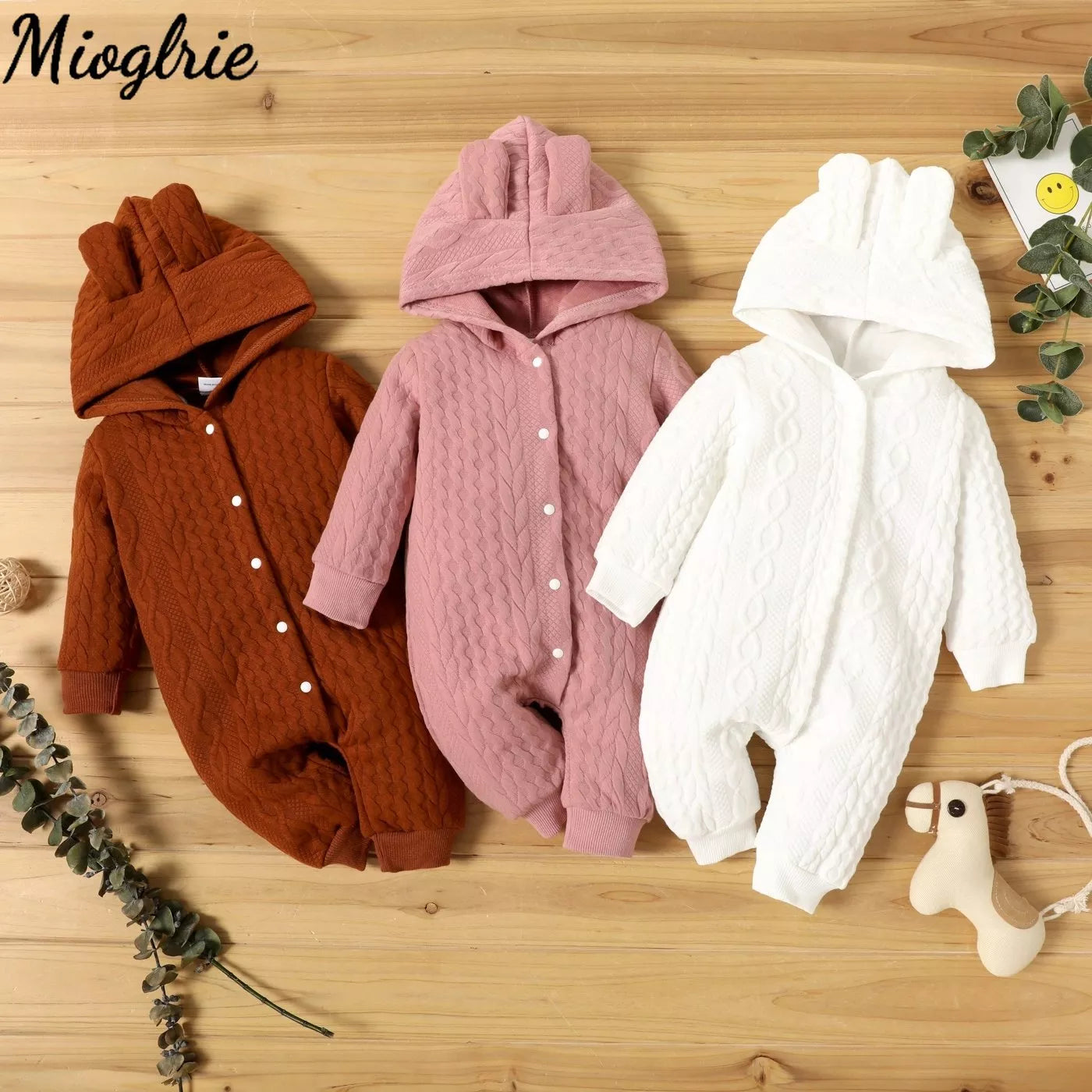 Hooded Baby Romper