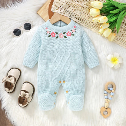 Cozy Knit Romper for Your Little One