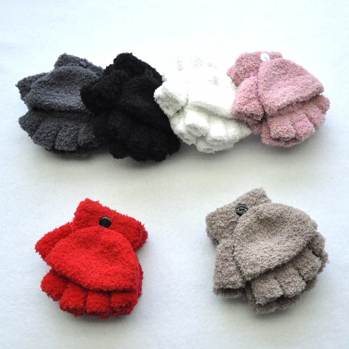 Plush Thickened Warm Toddler Gloves