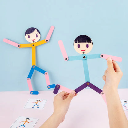 Wooden Man - DIY Pose Puzzle