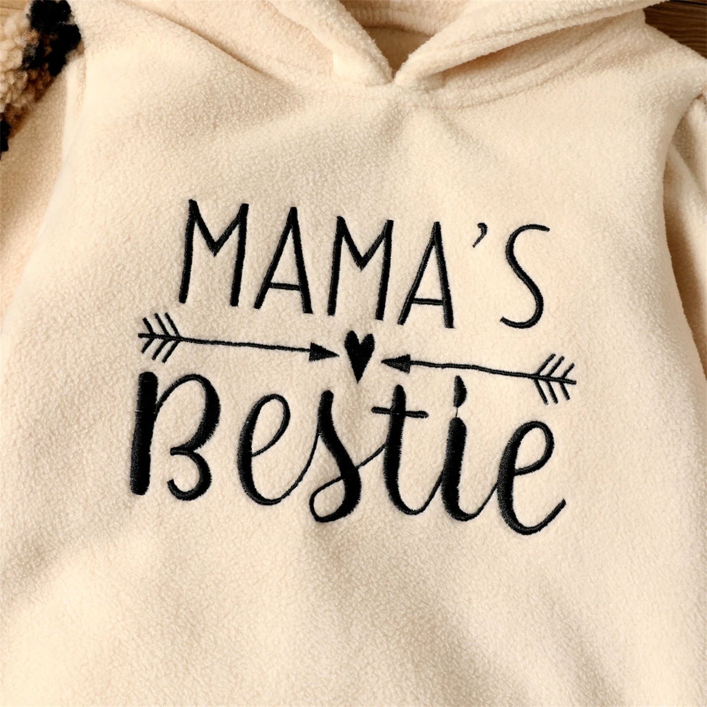 Adorable Toddler Girl Hooded Sweatshirt Dress