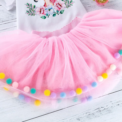 Newborn Cotton Unicorn Dress Set