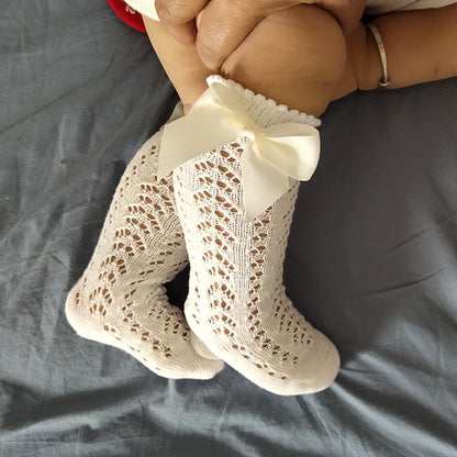 Baby Girl Bow Socks