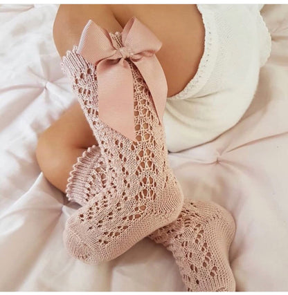 Baby Girl Bow Socks