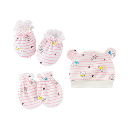 Newborn Hat+Gloves+Socks Set