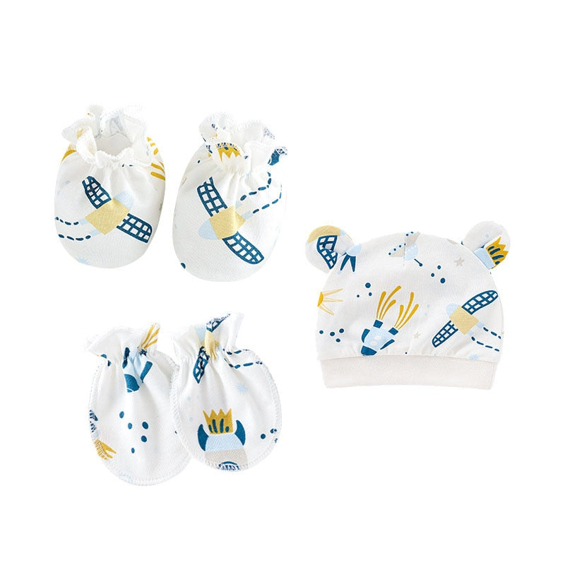 Newborn Hat+Gloves+Socks Set