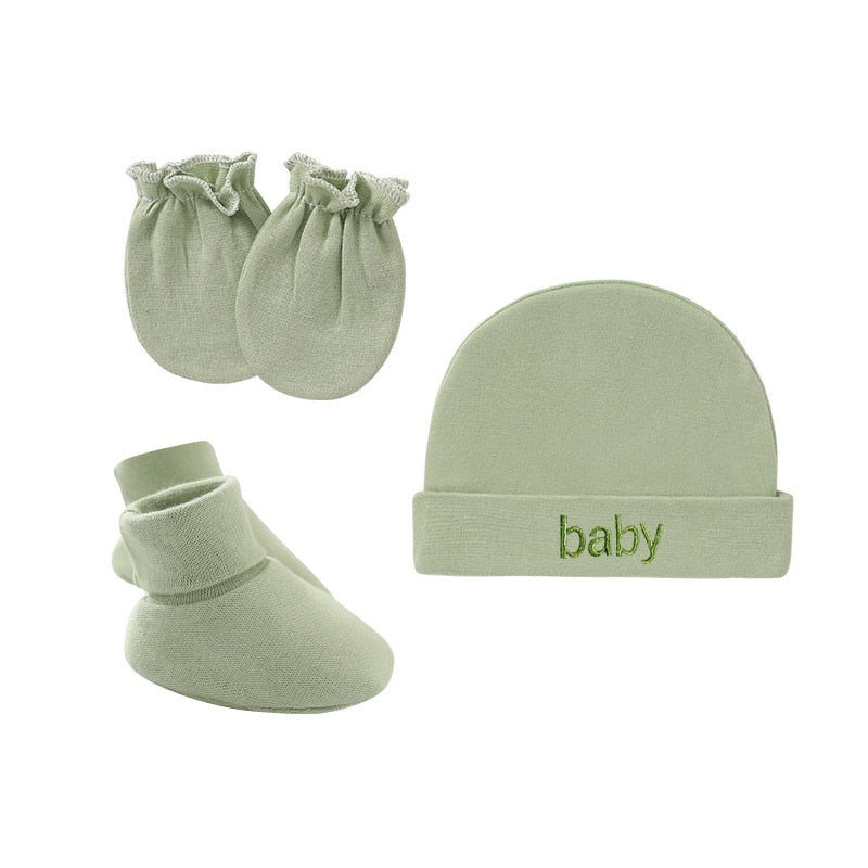 Newborn Hat+Gloves+Socks Set